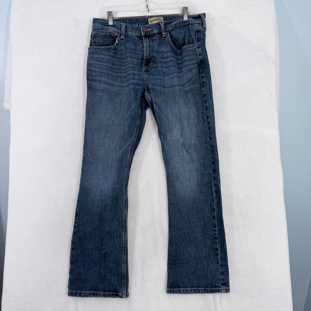 Wrangler 20X Jeans Mens 33x30 Blue Bootcut Western Outdoor Whisker Ranch